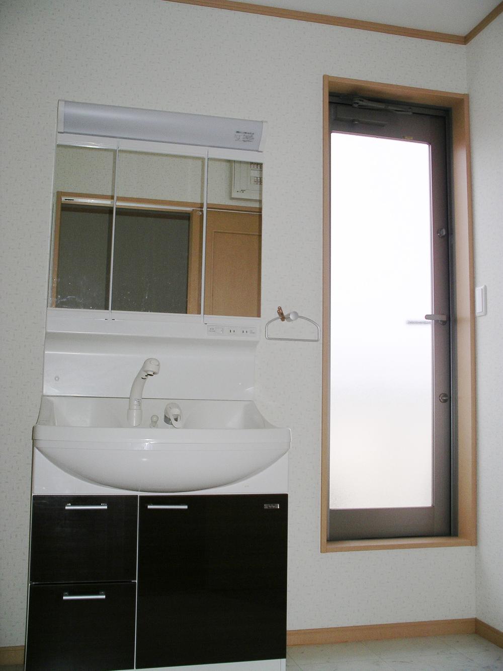 Wash basin, toilet. 2F washroom ・ Balcony back door