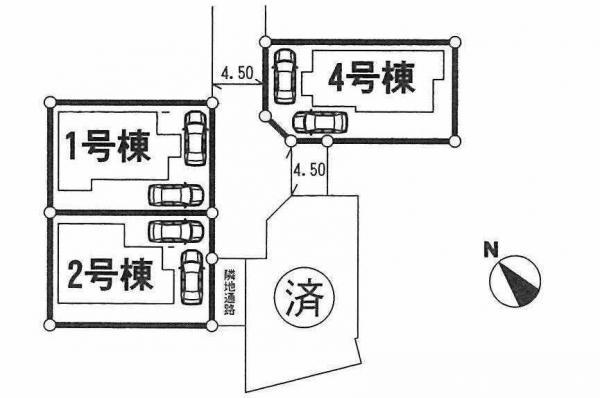 Compartment figure. 24,800,000 yen, 4LDK, Land area 120 sq m , Building area 95.63 sq m