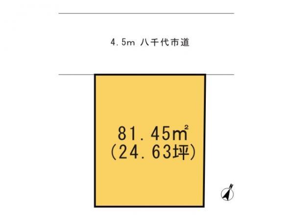 Compartment figure. Land price 7.9 million yen, Priority to the present situation is if it is different from the land area 81.45 sq m drawings