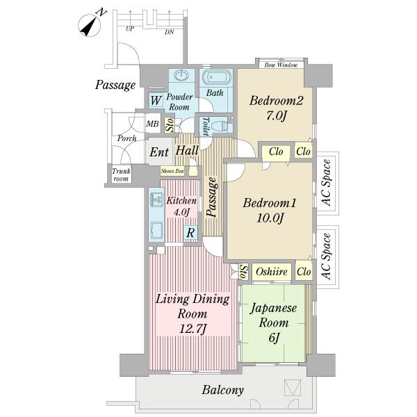 Floor plan. 3LDK, Price 23 million yen, Occupied area 90.22 sq m , Possible changes to the balcony area 13.94 sq m 4LDK