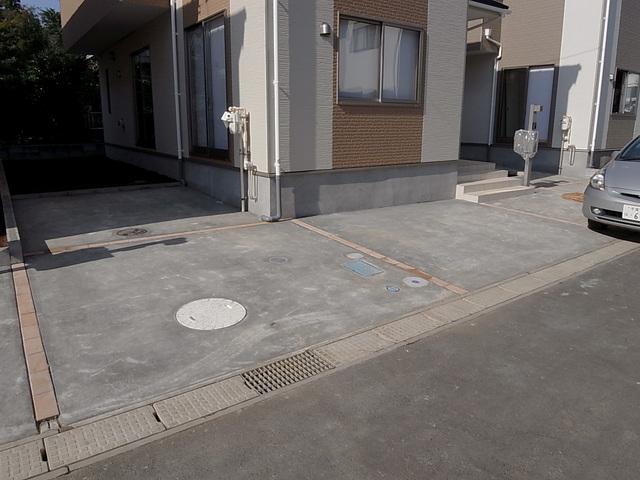 Parking lot. Parking space