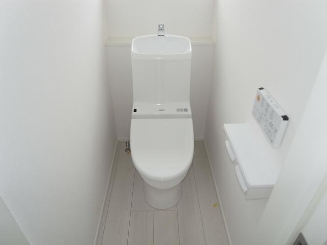 Toilet. Touch panel Washlet