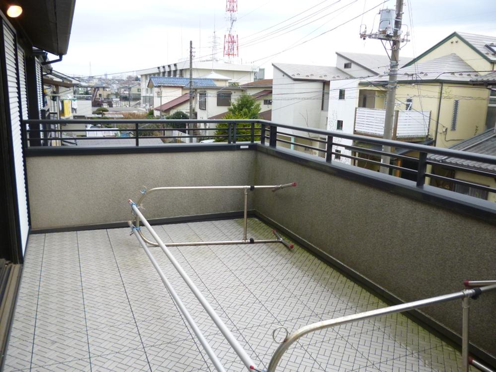 Balcony. Laundry is Jose here