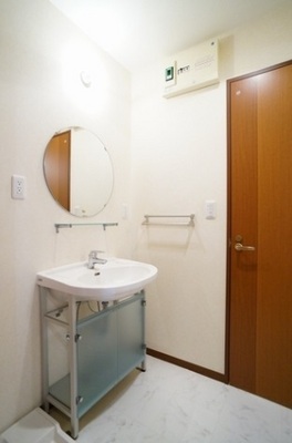 Washroom. Stylish wash basin ☆ Next it will be in the washing machine Storage