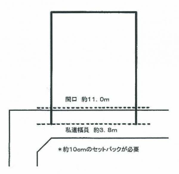 Compartment figure. Land price 16.5 million yen, Land area 142 sq m