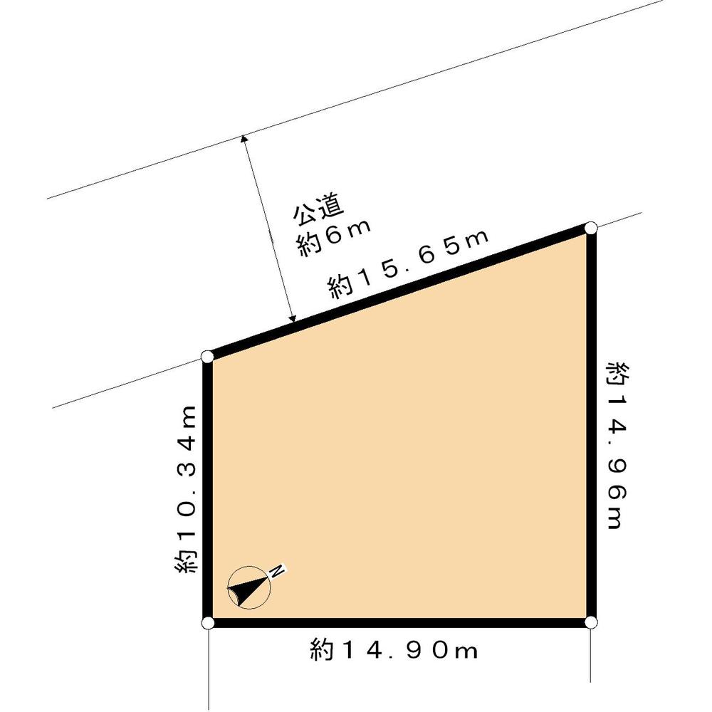 Compartment figure. Land price 28.5 million yen, Land area 188.39 sq m