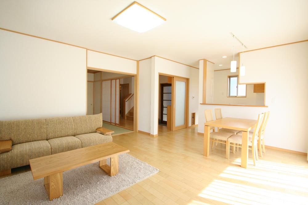 Kitchen. Overlooking the living room from the kitchen ~
