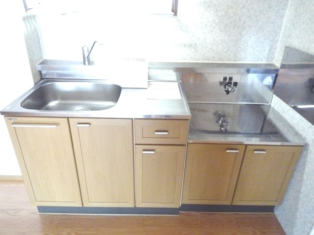 Kitchen. Gas stove installation Allowed convenient kitchen!