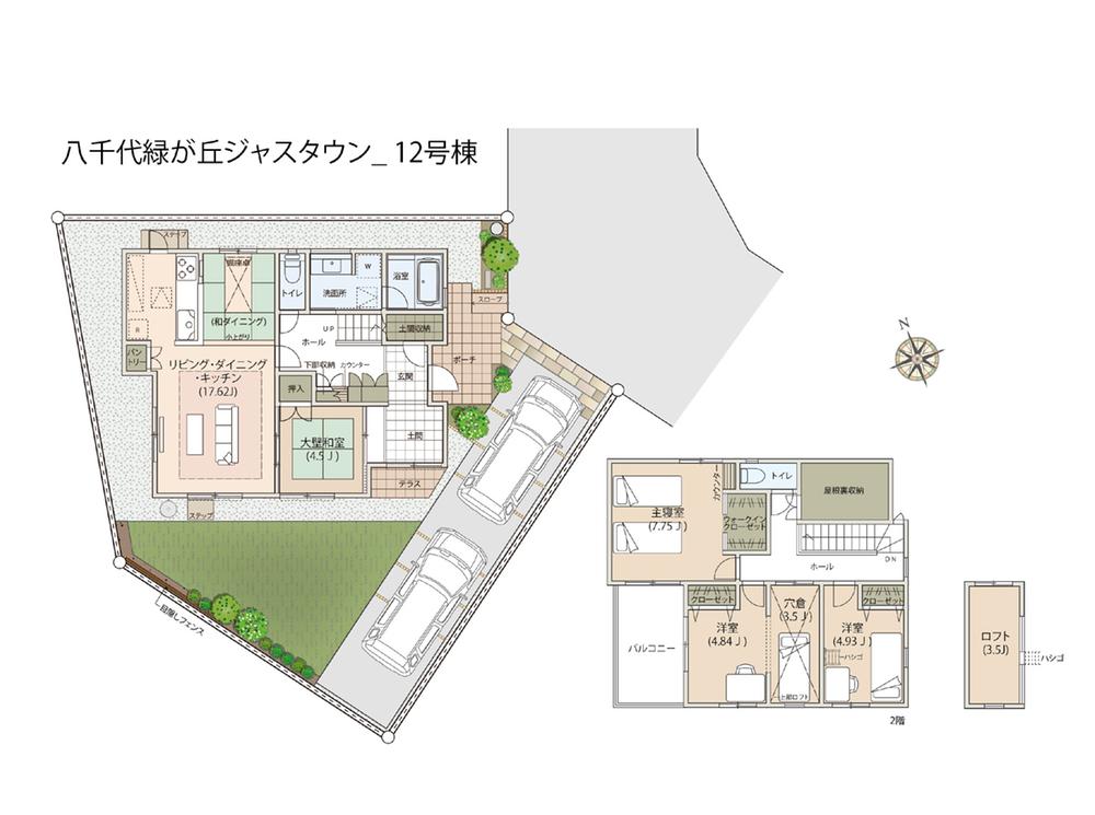 Floor plan. (Retreat), Price 41 million yen, 4LDK, Land area 165.08 sq m , Building area 113.85 sq m
