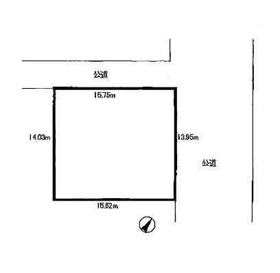 Compartment figure. Land price 37,800,000 yen, Land area 218.96 sq m