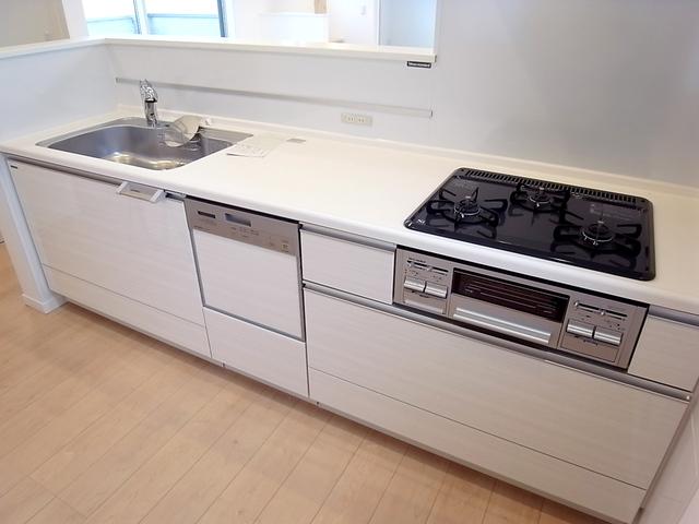 Kitchen. Dish washing dryer ・ Water purification cartridge internal organs faucets with system Kitchen