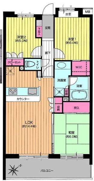 Floor plan. 3LDK + S (storeroom), Price 25,800,000 yen, Occupied area 70.26 sq m , If the balcony area 11.7 sq m drawings and the present situation is different will honor the current state