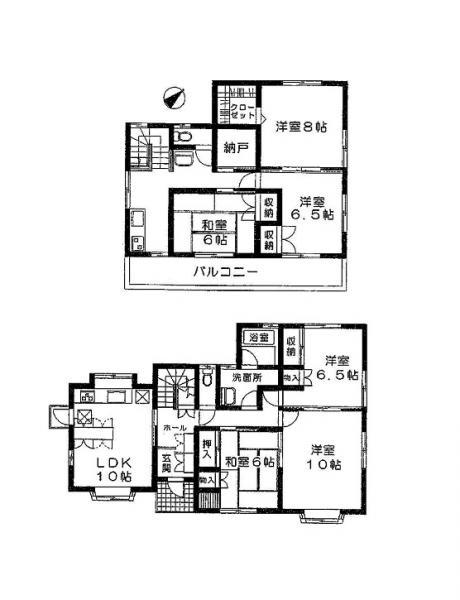Floor plan. 32 million yen, 6LDK+S, Land area 280.98 sq m , Building area 149.78 sq m