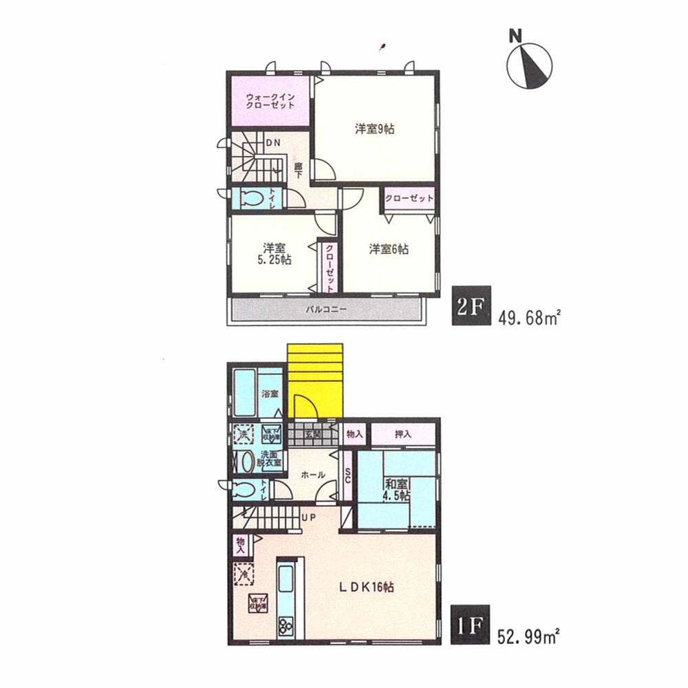 Floor plan. (B Building), Price 33,800,000 yen, 4LDK+S, Land area 132.05 sq m , Building area 102.67 sq m