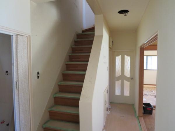 Other introspection. Corridor, Stairs (in the renovation)