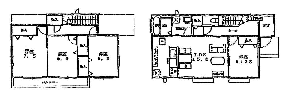 Floor plan. 24,800,000 yen, 4LDK, Land area 185.46 sq m , Building area 100.6 sq m