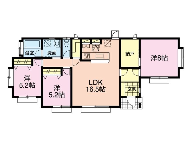 Floor plan. 31,800,000 yen, 3LDK, Land area 417.06 sq m , Building area 82.81 sq m