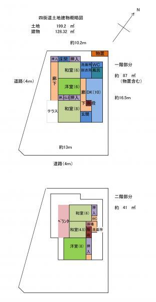 Floor plan. 16.8 million yen, 6DK, Land area 199.2 sq m , Building area 91.13 sq m