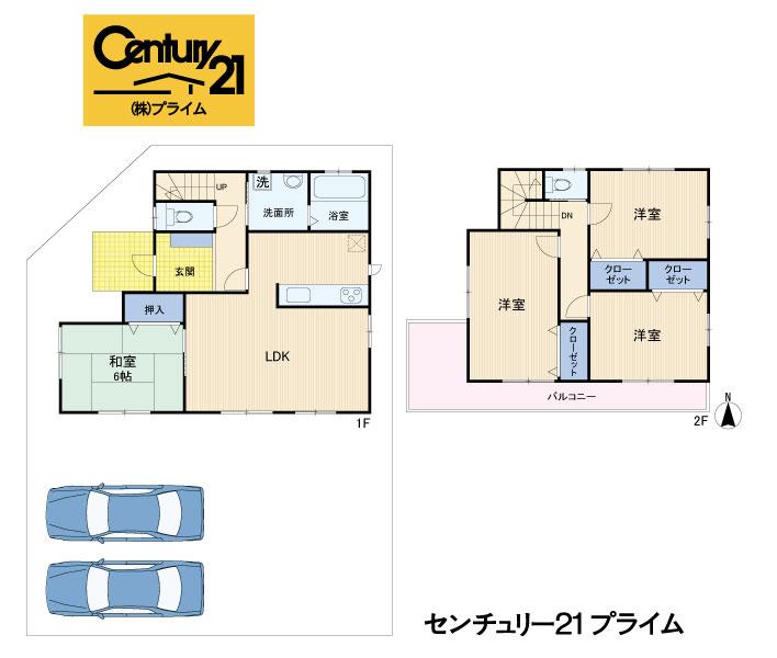 Floor plan. (13 Building), Price 17.4 million yen, 4LDK, Land area 150.21 sq m , Building area 99.36 sq m