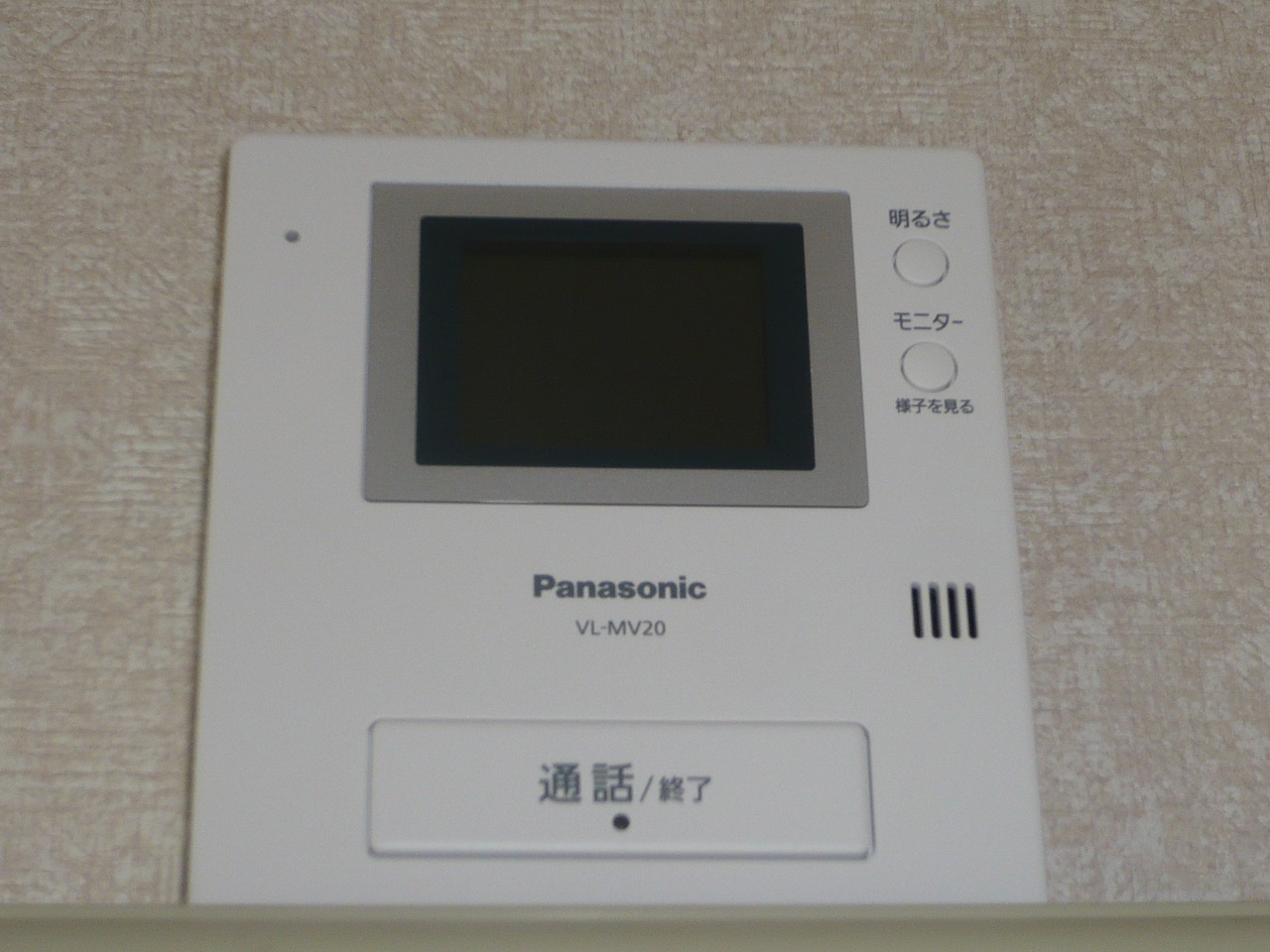 Security. Monitor with intercom