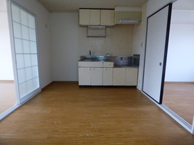 Kitchen. Two-burner gas stove installation Allowed!