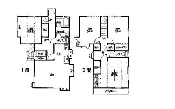 Floor plan. 9.5 million yen, 4LDK, Land area 100.15 sq m , Building area 99.98 sq m