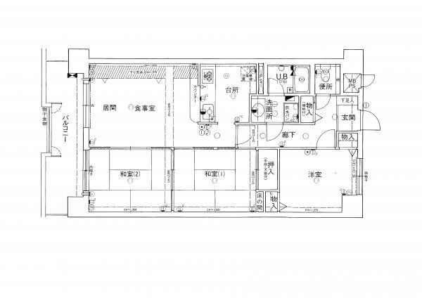 Floor plan. 3LDK, Price 11.5 million yen, Occupied area 76.05 sq m