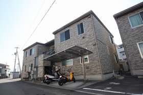 Building appearance. Sunny all houses corner in lightweight steel frame two-story south-facing balcony