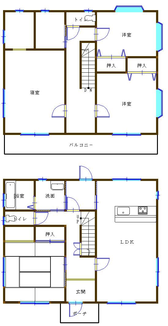 Floor plan. 26,800,000 yen, 5LDK, Land area 221.19 sq m , Building area 139.12 sq m