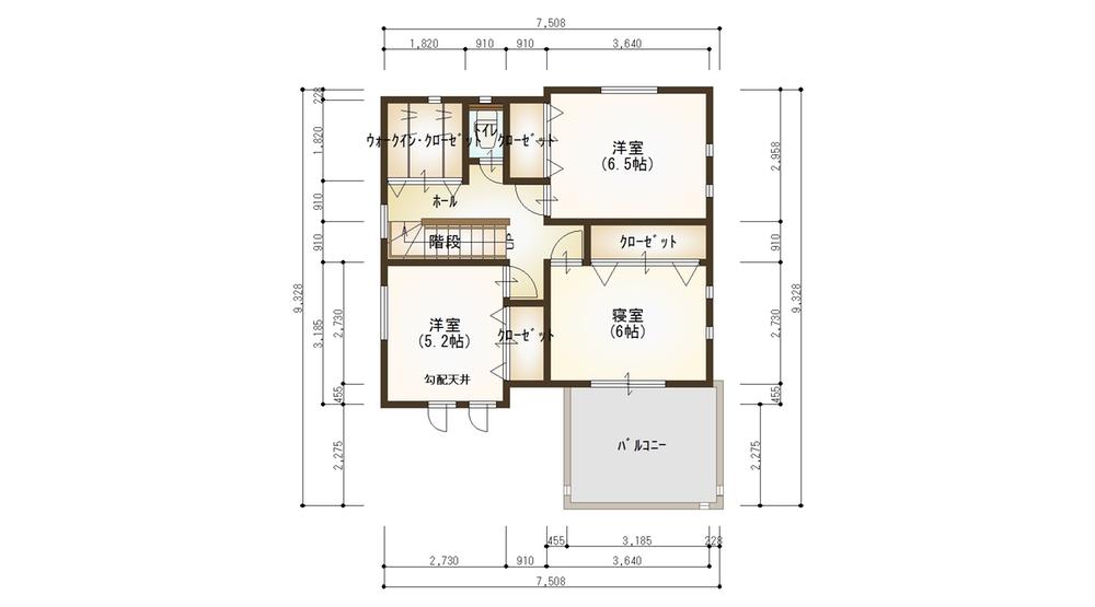 Floor plan. 26.5 million yen, 4LDK + S (storeroom), Land area 146.28 sq m , Building area 114.48 sq m 2 floor
