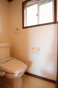 Toilet. There is also a cleaning function with toilet seat window