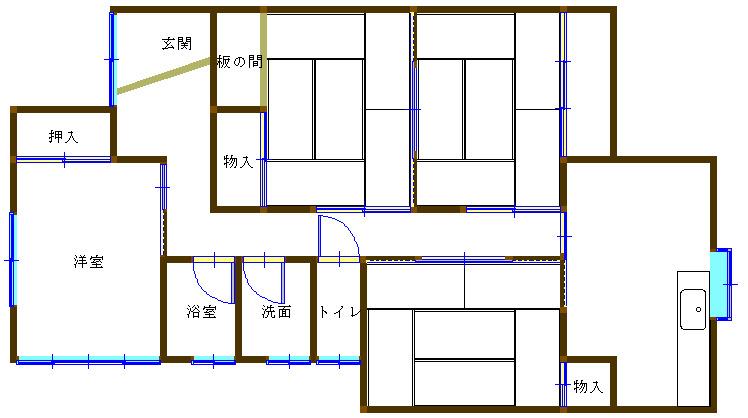 Floor plan. 9.8 million yen, 4DK, Land area 226.45 sq m , Building area 85.73 sq m