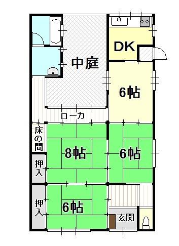 Floor plan. 15.6 million yen, 4DK, Land area 229.68 sq m , Building area 69.81 sq m