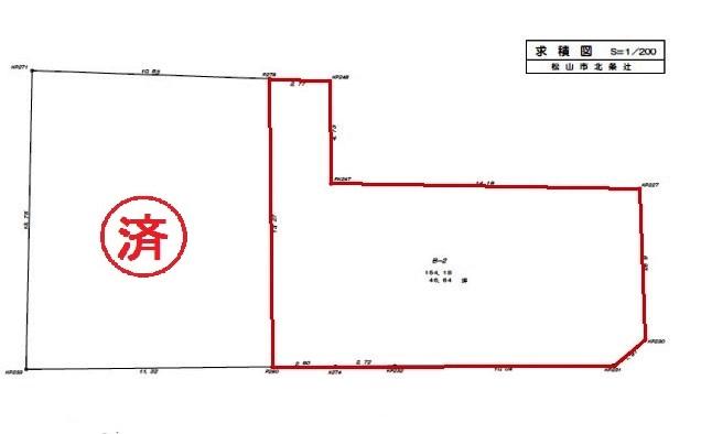Compartment figure. Land price 6.99 million yen, Land area 154.18 sq m