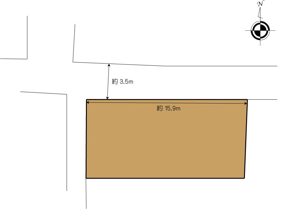 Compartment figure. Land price 13.5 million yen, Land area 150.37 sq m