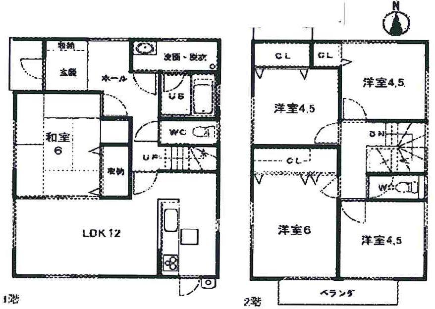 Floor plan. 16.8 million yen, 5LDK, Land area 133.05 sq m , Building area 115 sq m