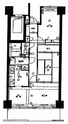 Floor plan. 2LDK, Price 10.3 million yen, Occupied area 62.29 sq m , Balcony area 9.15 sq m