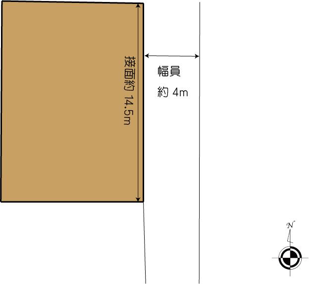 Compartment figure. Land price 16,281,000 yen, Land area 166.12 sq m