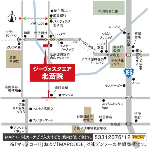 Local guide map.  ※ Traffic guide map