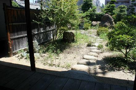 Garden. The garden as seen from the veranda.