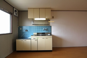 Kitchen. There is also a kitchen two-burner gas stove can be installed window