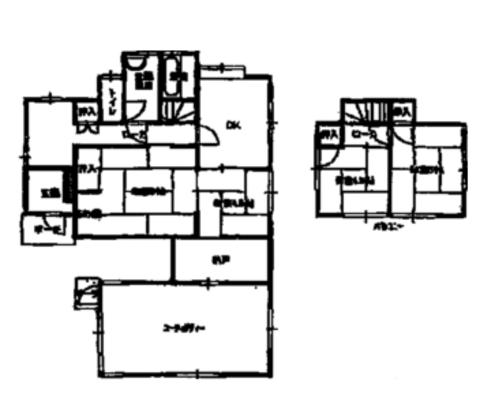 Floor plan. 16 million yen, 4DK + S (storeroom), Land area 165.7 sq m , Building area 107.33 sq m