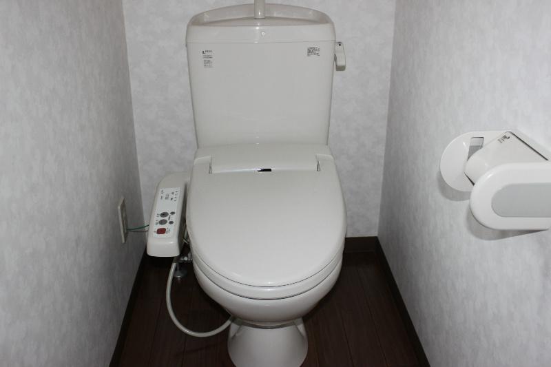 Toilet. The first floor warm water cleaning toilet