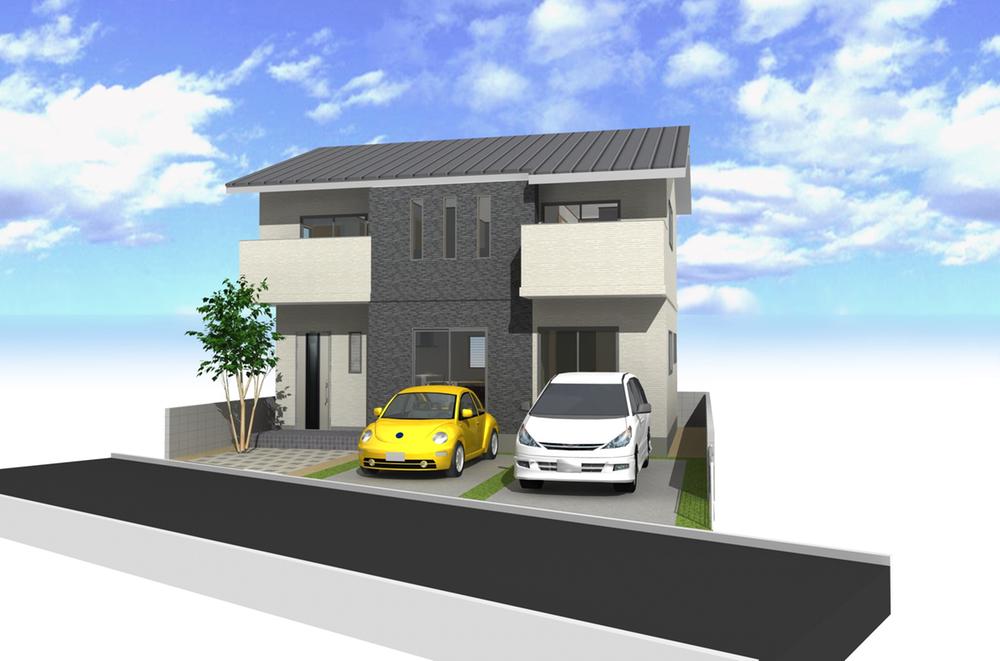Building plan example (Perth ・ appearance). Building plan example (No. 1 place) building set price   2180 Ten thousand yen, Building area 100.61   sq m
