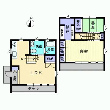 Floor plan. 22,900,000 yen, 2LDK+S, Land area 105.82 sq m , Is a floor plan that live always together building area 64.58 sq m husband and wife.