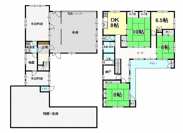 Floor plan. 15.8 million yen, 4DK, Land area 281.58 sq m , Building area 225.77 sq m