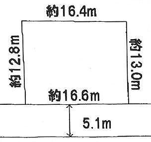 Compartment figure. Land price 23.5 million yen, Land area 215.86 sq m