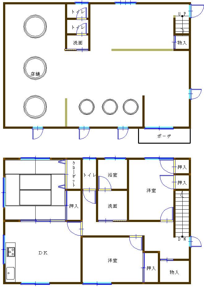 Floor plan. 16.8 million yen, 3DK, Land area 320.09 sq m , Building area 158.22 sq m