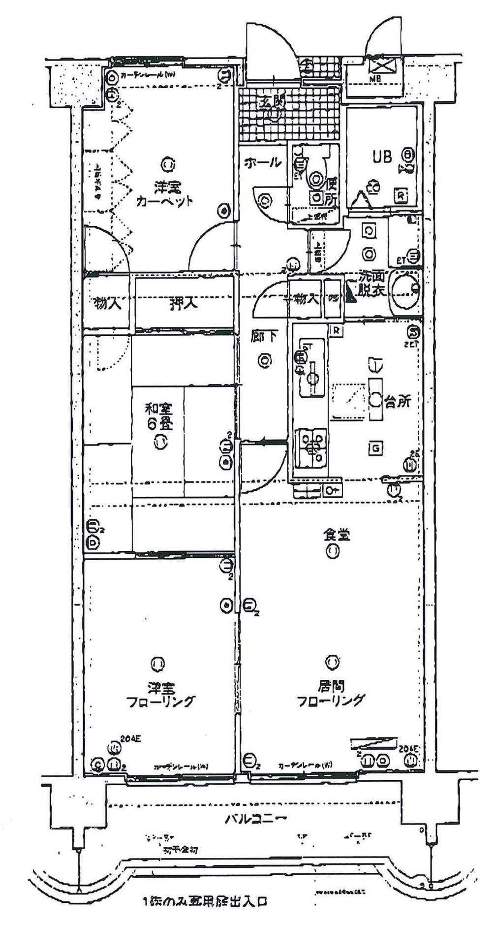 Floor plan. 3LDK, Price 12.8 million yen, Occupied area 68.42 sq m , Balcony area 16.55 sq m