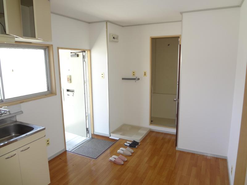 Living and room. Nishiishii 6-chome 2DK kitchen Entrance